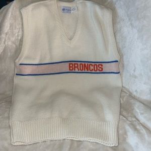 Vintage Broncos Knitted Vest